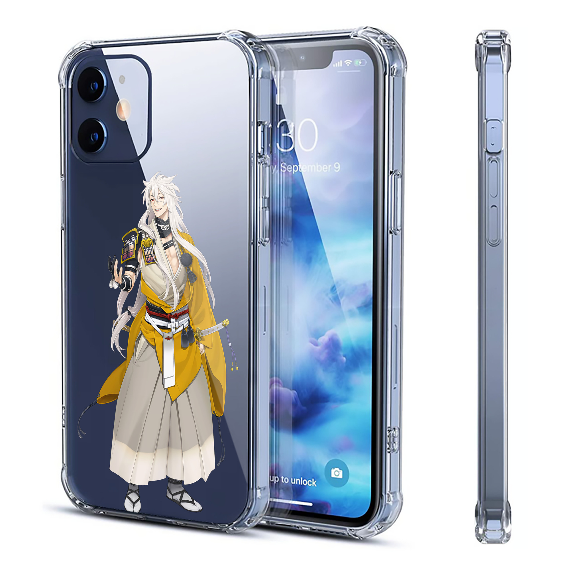 （画像用） 刀剣乱舞 Touken Ranbu 【iPhone 12シリーズ対応】透明スマホケース（クリアソフトケース）